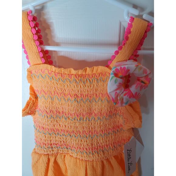 Little Lass Two Piece Shorts/Peplum Tank Top Set, NWT, 3T - Picture 4 of 10